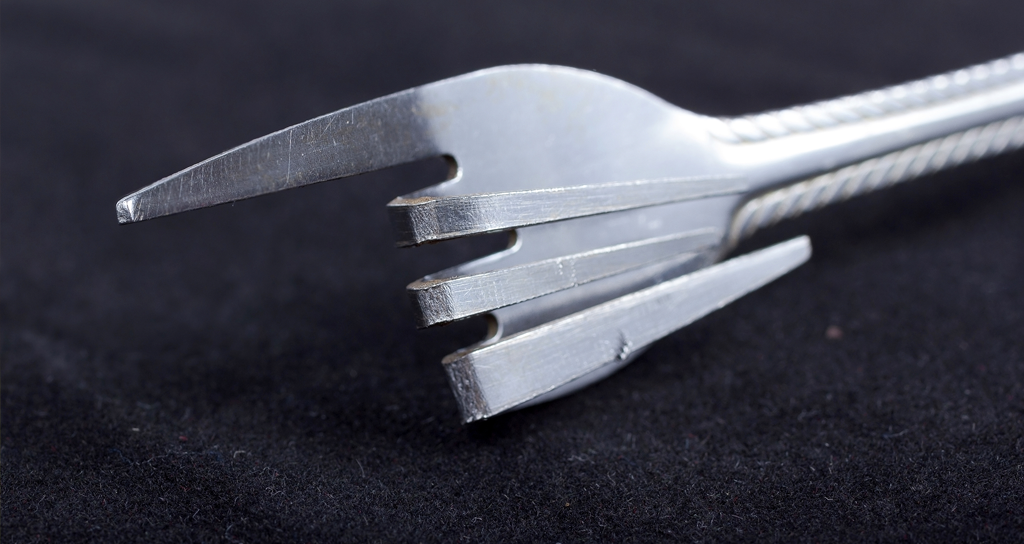 I finally did it! I bent a fork.